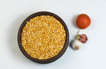 corn and peas