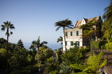 Fototapeta na wymiar Monte gardens in Funchal, Madeira