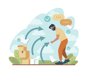 Attraction of potential customers. Marketing strategy for business