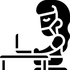 Naklejka premium quarantine icon