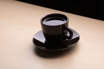 photo coffee cup on the table