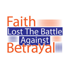 Faith t shirt typography vector graphics