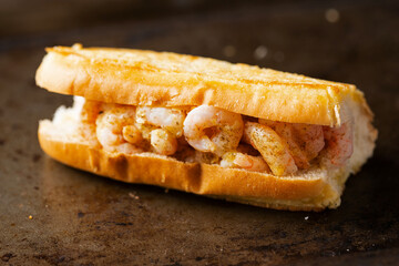 american shrimp roll