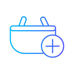 add to cart gradient icon