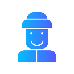 courier gradient icon