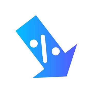 discount gradient icon