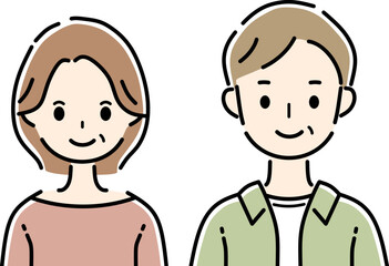 ミドル　シニア　夫婦