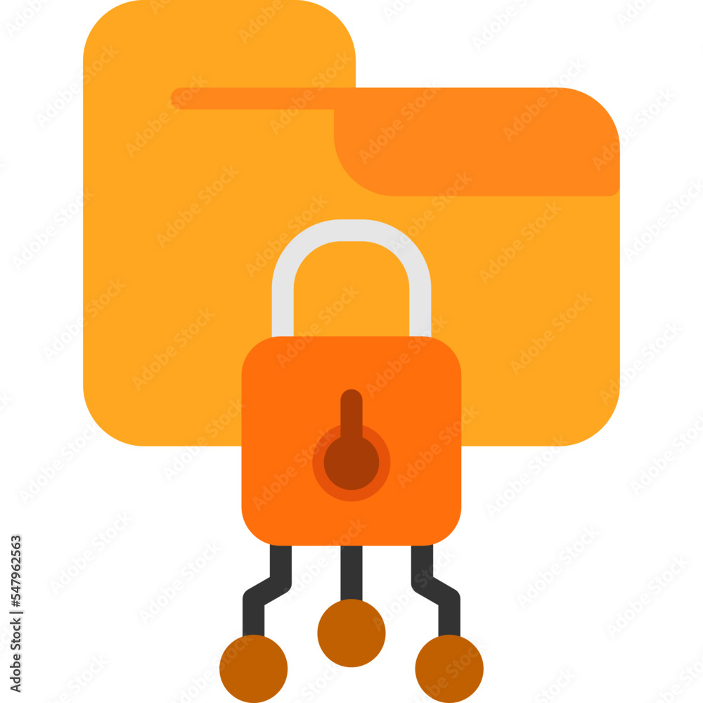 Wall mural Data Encryption Icon