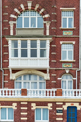 old villa at Malo-Les-Bains beach in Dunkirk, france