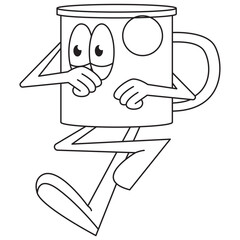 Lets go Sticker Pack Outline 2D Illustration