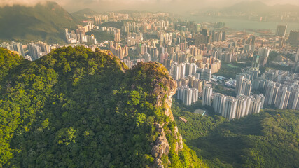 16 Nov 2022 The Landscape of Lion rock mountain, Hong Kong