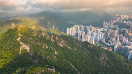 16 Nov 2022 The Kowloon view from Lion rock mountain, HK