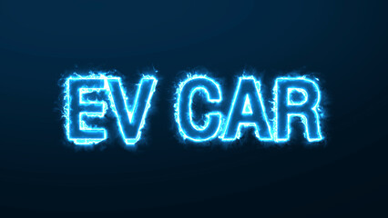 Electric car dashboard display. Electric Car Charging Indicating the Progress of the Charging, electric vehicle battery indicator showing an increasing battery charge