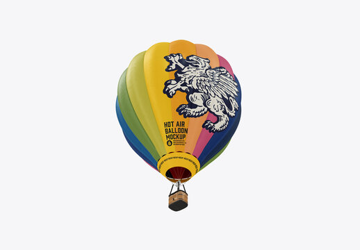 Hot Air Balloon Mockup