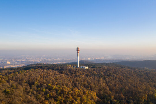 tv tower on the hill Budapest, Hungary