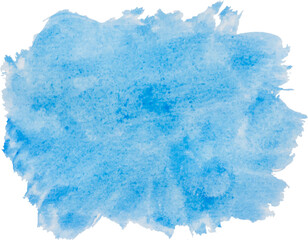 blue watercolor paint stroke background