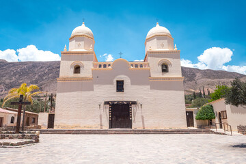 Fototapeta premium street view of tilcara town, argentina