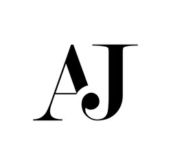 Monogram Logo vector Initial Letters AJ