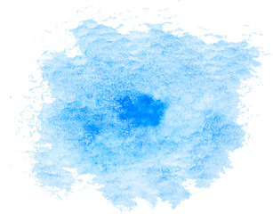 blue watercolor paint stroke background vector illustration