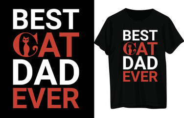 Cat t-shirt design.