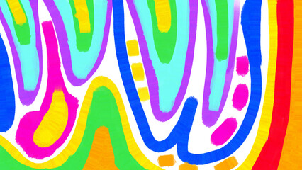 Abstract Color Background - Color Texture - Colorful Painting Art