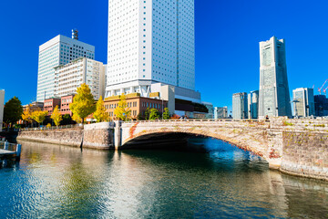 神奈川県　みなとみらい　万国橋