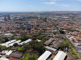 Fototapeta premium rich middle town very wooded inland