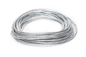 Silver rolled up cord - 547977922