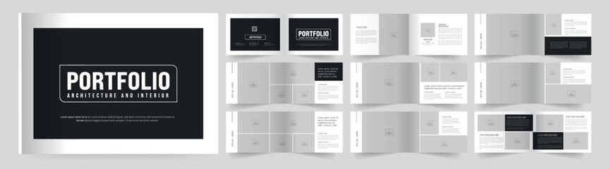 Architecture Portfolio or Portfolio Design or Landscape Portfolio Layout