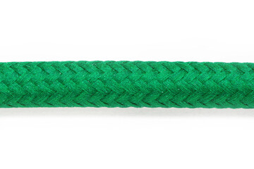 Green cord isolated on white - 547977974