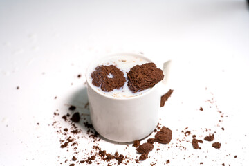 Bolachas e leite. A combinação perfeita de um lanche de Natal