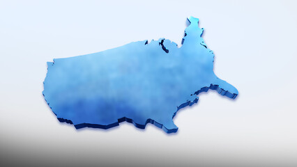 world map icon element effect emoticon badge on white background with alpha channel 3d rendering