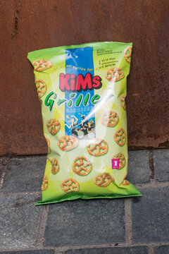 Copenhagen, Denmark - July 26, 2022: KiMs Griller chips.