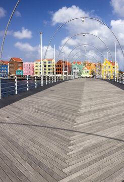 Emma bridge in Willemstad, Curacao