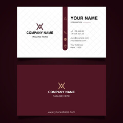 Fototapeta premium Modern business card design template