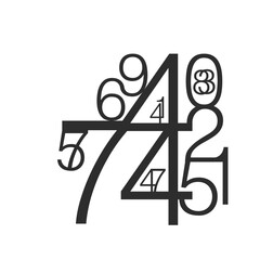 Geometric combination of numbers