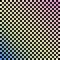aesthetic colorful gradient checkerboard, gingham, plaid, checkered background illustration, perfect for backdrop, wallpaper, postcard, background, banner, cover