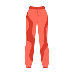 Female garments as pants, trousers, shorts. Fashion concept. Clothes for women. Vector illustration