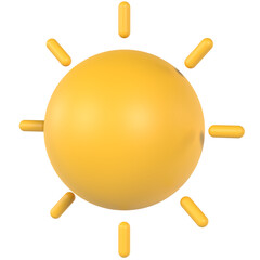 Sun 3D icon