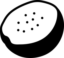 Guava half cut Style Semi Solid Transparent