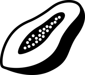 Papaya half cut Style Semi Solid Transparent