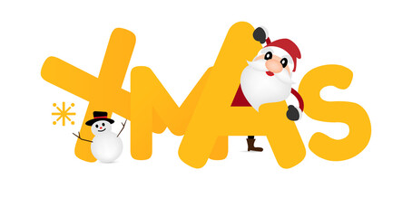 christmas logo design. PNG file