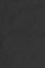 Black сlean crumpled paper