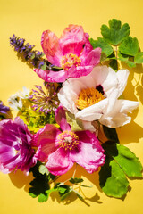 floral set for celebration card