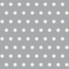 Diffuse white circles seamless pattern. Abstract blur background. Geometric halftone design. Vector illustration.