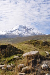 Volcan mountain Chimborazo, Ecuador, South America