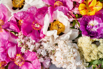 floral set for celebration card