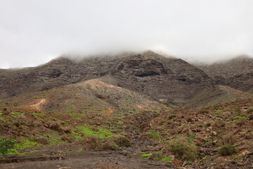 view of a mountain in Jandia Natural Park to Fuerteventura