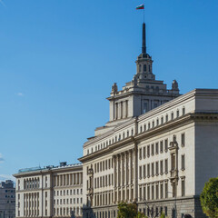 Fototapeta na wymiar Bulgarian Parliament building in Sofia.