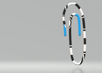 Clip animado en un fondo claro